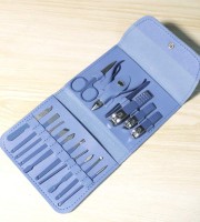 16 pcs Stainless Steel Nail Cutter Clipper Tool Box Set For Personal Care Manicure Set.