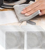 (6 পিস ছোট সাইজ)Multifunctional Wire Cleaning Cloths for Kitchen