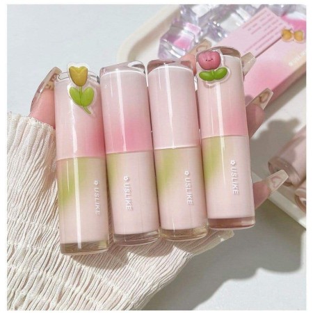 8 pes/set ESUSLIKE Crystal Liquid Lipstick