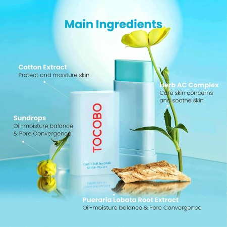 TOCOBO Korean Stick Sunscreen SPF50+ PA++++