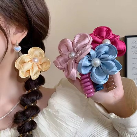 (8 পিস) Flower Hair Band