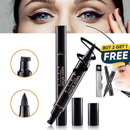 (2 পিস) Stamp Eyeliner+একটি আইব্রোপেন ফ্রি