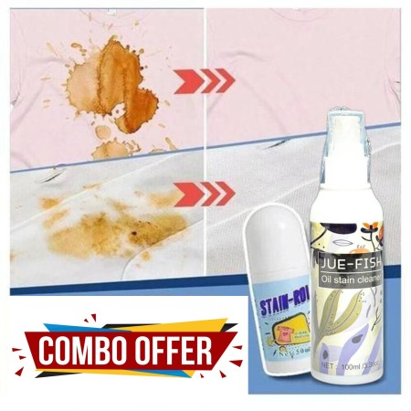 (Spray+Roll) Cloth Stain Remover