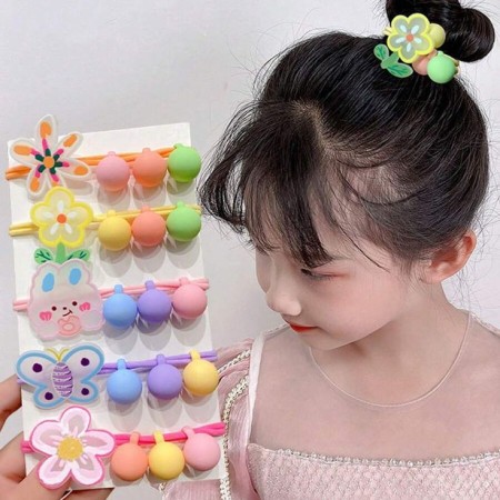 (৮ পিস) Trendy Kids Hair Band