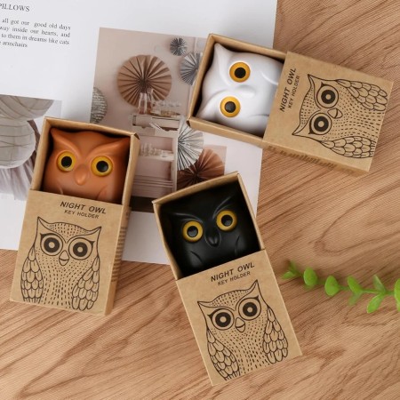 (1 pcs)Magnetic Owl Key Holder