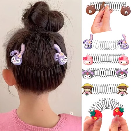(৮ পিস) Invisible hair clips for kids